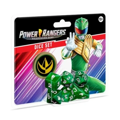 Afbeelding van Power Rangers: RPG Dice Set Green Dobbelstenenset Renegade Game Studios