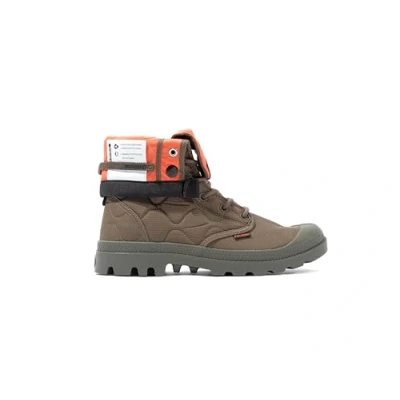 Afbeelding van Palladium Baggy Requilted Unisex Veterboots, Maat: 46, Olive night Textiel