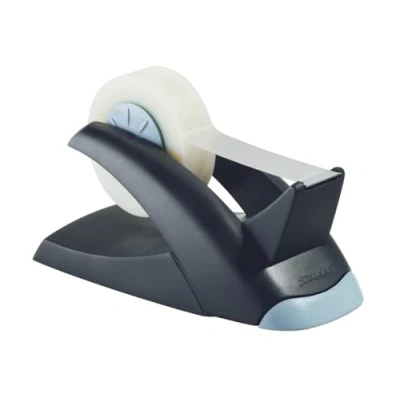Afbeelding van Tapehouder Vegas met taperol 19mmx33m zwart/grijs