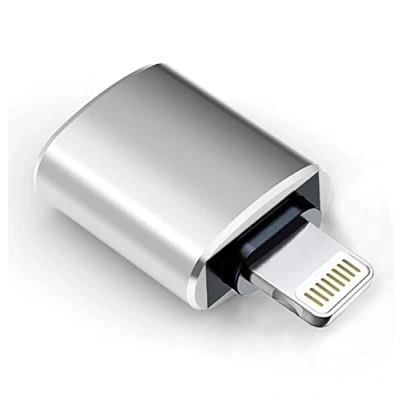 Afbeelding van Apple Lightning naar USB camera adapter, 3.0 OTG kabel voor iPhone/iPad het aansluiten van kaartlezer, stick, U schijf, toetsenbord, muis, MIDI