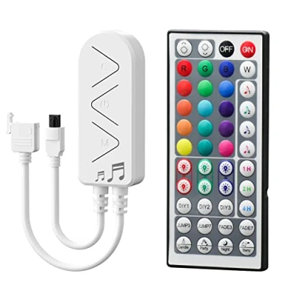 Afbeelding van PAUTIX WIFI RGB LED controller, afstandsbediening en muzieksynchronisatie, app bediening, werken met Alexa controller vervangen voor 12V/24V 4 pins COB SMD 5050 3528 strips