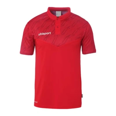 Afbeelding van uhlsport Progressive Poloshirt, Maat: 3XL, Marine rot