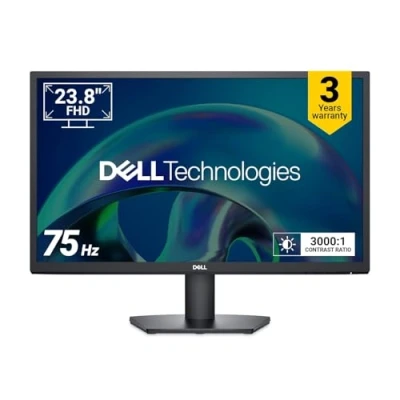 Image de Dell SE2425H Écran LED 24&quot; (23.81&quot; visualisable) 1920 x 1080 Full HD (1080p) @ 75 Hz VA 250 cd/m² 3000:1 5 ms HDMI, VGA BTO avec 3 ans de service matériel base Advanced Exchange après diagnostic à distance