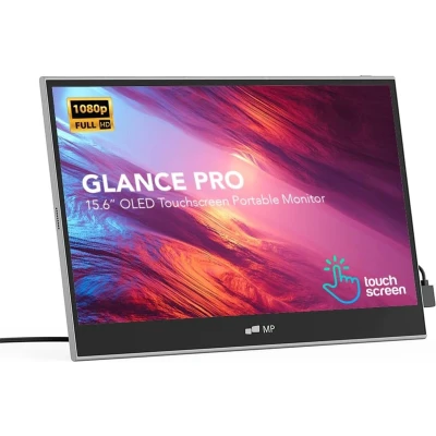 Afbeelding van Mobile Pixels Glance Pro 15,6 inch draagbare OLED monitor accu touchscreen