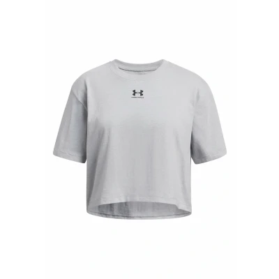 Afbeelding van Under Armour Shortsleeve Graph Rival SS Tshirt basic voor kinderen, Maat: 160 170, Mod gray light heather