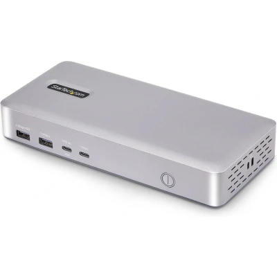 Afbeelding van StarTech.com USB4 Docking Station, USB C 40Gbps, Dual HDMI Video, Tot 2x 4K 60Hz 4:4:4 (RGB) of 120Hz 4:2:2, Multi Monitor Dock, 6x USB, 2.5GbE, 100W PD