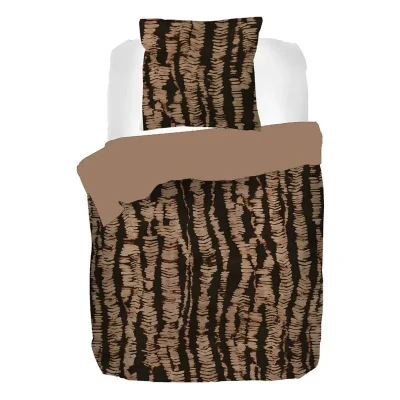 Afbeelding van Kayori Chikuma dekbedovertrek Bruin 140/200 220 + 1 sloop (Kleur: Bruin)