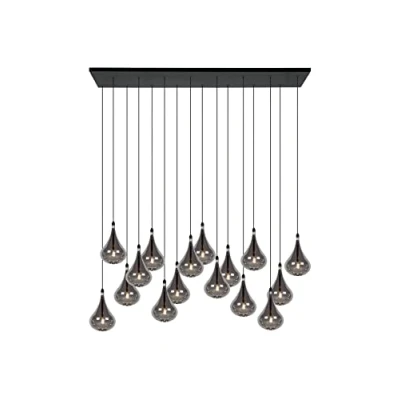 Afbeelding van Lucide TEARS Hanglamp 16xG4 Zwart