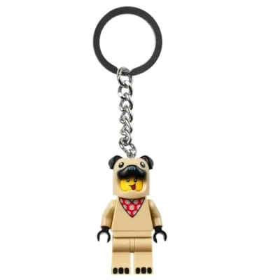 Afbeelding van LEGO Sleutelhanger Jongen in Franse Bulldogpak