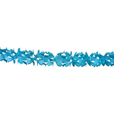 Afbeelding van Slinger blauw papier
