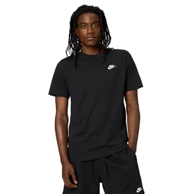 Afbeelding van Nike Sportswear CLUB TEE Tshirt basic, Heren, Maat: XS, Black/white
