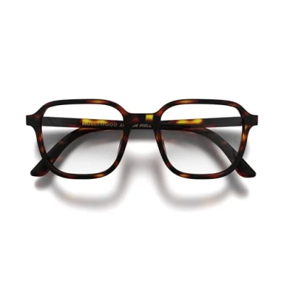 Afbeelding van LONDON MOLE Bril Hollywood leesbril Vierkante Coole lezers Stijlvolle Unisex, Matte schildpad