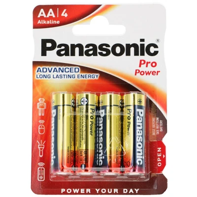 Afbeelding van Panasonic Pro Power Mignon AA, LR6 Alkaline 4 pack LR6PPG /