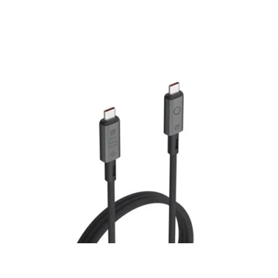 Image de Câble USB 4.0 Type C LinQ PRO 1 m Noir et gris