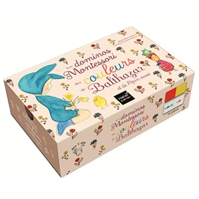 Afbeelding van Les premiers dominos des couleurs montessori de balthazar