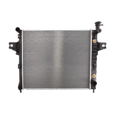 Afbeelding van THERMOTEC D7Y016TT Radiateur Aluminium voor voertuigen met/zonder airco 590 508 26 Manuale / Automatische versnelling Koelribben gesoldeerd