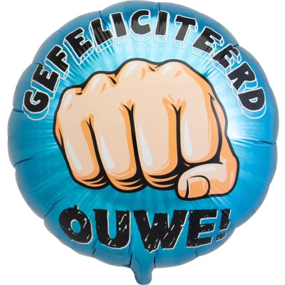 Afbeelding van Folat Folieballon Gefeliciteerd Ouwe 45 cm