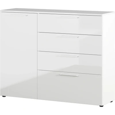 Afbeelding van Germania Sunnyvale Dressoir Hoogglans Wit