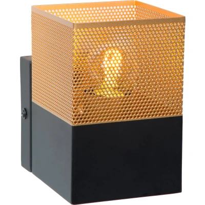 Afbeelding van Lucide Wandlamp Renate 1L Mat Goud Messing