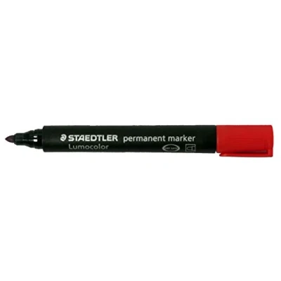 Afbeelding van Permanente markeerstift Staedtler Lumocolor 352 2 Rood (10 Stuks)