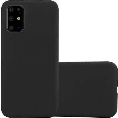 Afbeelding van Cadorabo Hoesje geschikt voor Samsung Galaxy S20 PLUS in CANDY ZWART Beschermhoes gemaakt van flexibel TPU silicone Case Cover