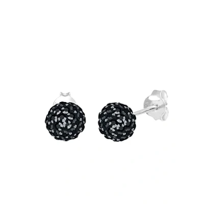 Afbeelding van Elli Elegant Balls Oorbellen, Dames, Maat: One Size, Black