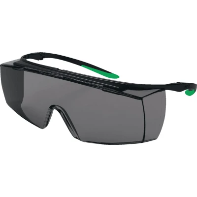 Afbeelding van uvex super f OTG 9169543 Veiligheidsbril Incl. UV bescherming Zwart, Groen EN 166 1, 169 DIN
