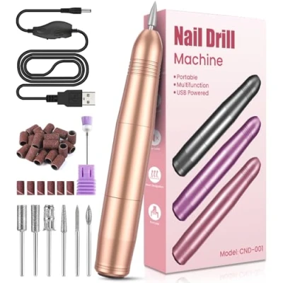 Afbeelding van Elektrische gelnagelfrees, 20.000 tpm, instelbare snelheid, voor gelnagels, manicure, professionele pedicure