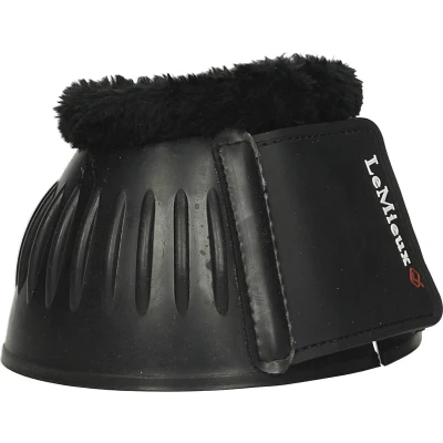 Afbeelding van LeMieux Springschoenen Rubber Bell Fleece Black XFull