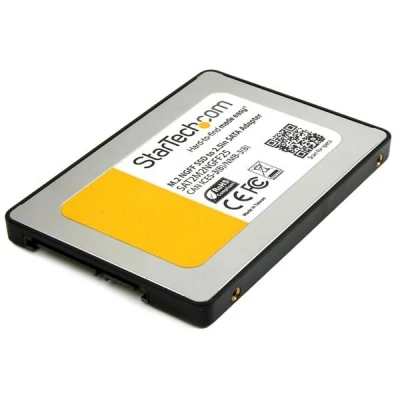 Afbeelding van StarTech.com 2,5 inch M.2 SSD naar SATA III adapter converter met beschermende behuizing (SAT2M2NGFF25)
