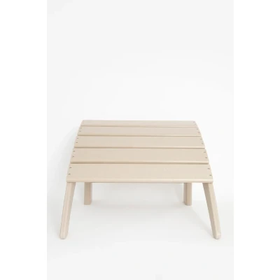 Afbeelding van Lichtbruin recycle chair voetenbankje