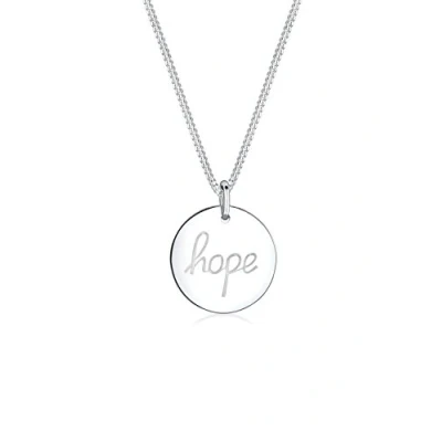 Afbeelding van Elli HOPE Ketting, Dames, Maat: 45, Silber