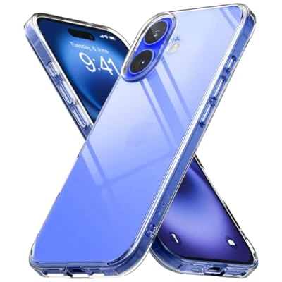 Afbeelding van Ringke Fusion Compatibel met iPhone 16 Plus Case Transparant Telefoon Cover Schokbestendig Bumper