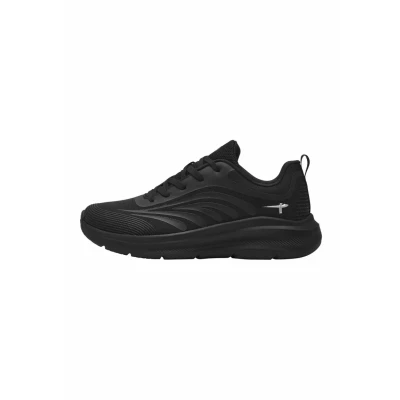Afbeelding van Tamaris Sneaker Sneakers laag, Dames, Maat: 36, Black Imitatieleer/ textiel