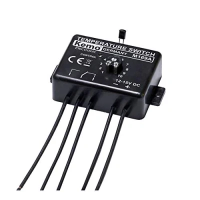 Afbeelding van Kemo M169A Electronic Temperatuur schakelaar Module 12 V/DC 0 100 C