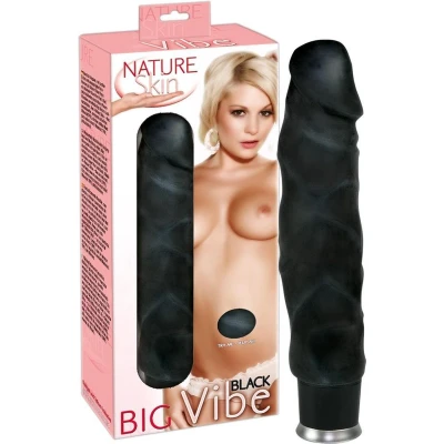 Afbeelding van Vibrerende Dildo met Geaderde Schacht