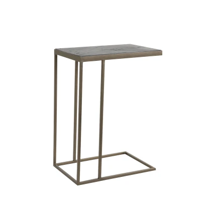 Afbeelding van Chisa bijzettafel 45x30x62 cm antiek brons
