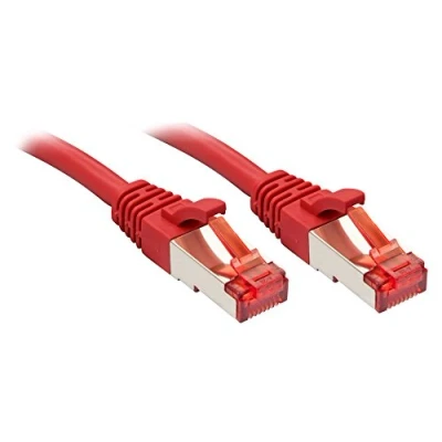 Afbeelding van LINDY 47730 RJ45 Netwerkkabel, patchkabel CAT 6 S/FTP 30.00 cm Rood 1 stuk(s)