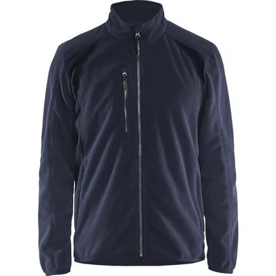Image de Veste micropolaire marine foncé/noir