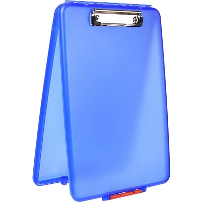 Afbeelding van Seco klembord Slimline A4 blauw met opbergvak SE SC1517 BE
