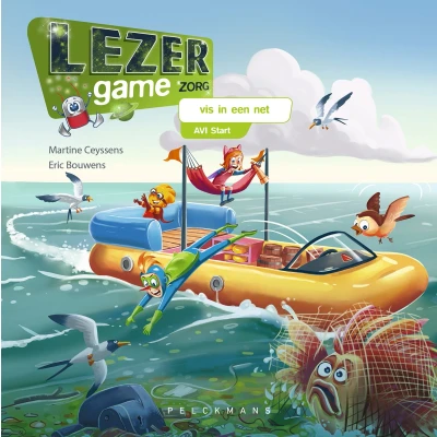 Afbeelding van Lezergame: Vis in een net