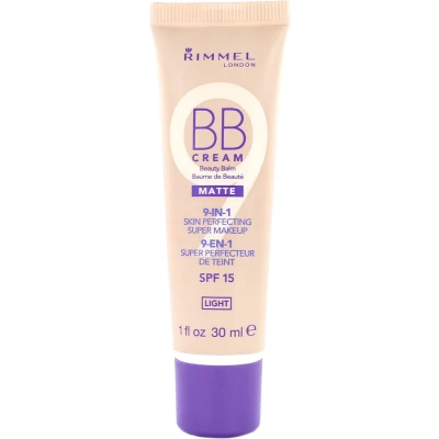Afbeelding van Rimmel 9 in 1 Matte Skin Perfecting Super Makeup BB Cream Light