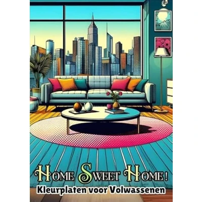 Afbeelding van Kleurplaten voor Volwassenen Home Sweet Home!