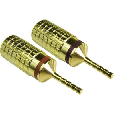 Afbeelding van t 101/4S Luidsprekerconnector Stekker, recht Aantal polen: 1 Goud 2 stuk(s)