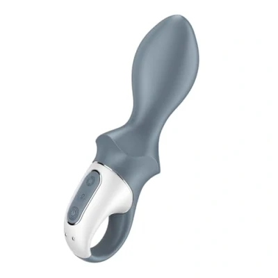 Afbeelding van Satisfyer, Vibrator, Anale &#039;Air Pump Booty 1&#039;, 18,5 cm, Huidvriendelijk materiaal, Navulbaar, Opblaasbare Haap