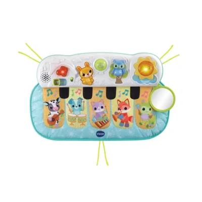 Afbeelding van VTech Dierenvriendjes Trappelpiano Educatief Speelgoed Licht en Geluidseffecten Gezongen Liedjes 3 tot 24 Maanden