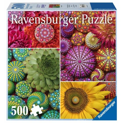 Afbeelding van Elspeth McLean: Mandala Blooms 500 PC Puzzle