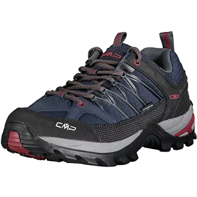 Afbeelding van CMP Rigel LOW Trekking WP Sneakers laag, Heren, Maat: 45, Black Leer en imitatieleer