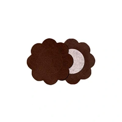 Afbeelding van Bye Bra Satin Nipple Covers Brown XL