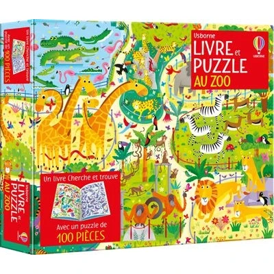 Image de Au zoo Coffrets livre et puzzle (100 pièces) dès 5 ans